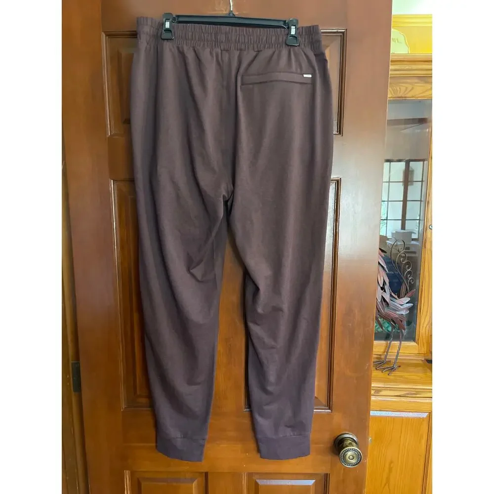 Vuori Men’s Ponto Performance Joggers Dark Brown Heather XL V438